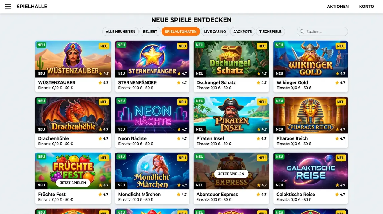 Crash Games & Neuheiten — Hugo